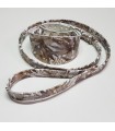Collar antiescape Ecoleather  flores marrón para galgo ó whippet,